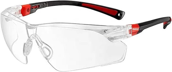 Red Frame Safety Glasses Goggles - Image 2