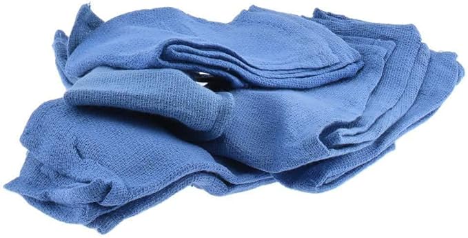 PRO SOURCE 10 Lb Box Virgin Surgical Lint-Free Blue Cotton Huck Towels: 16" x - Image 3