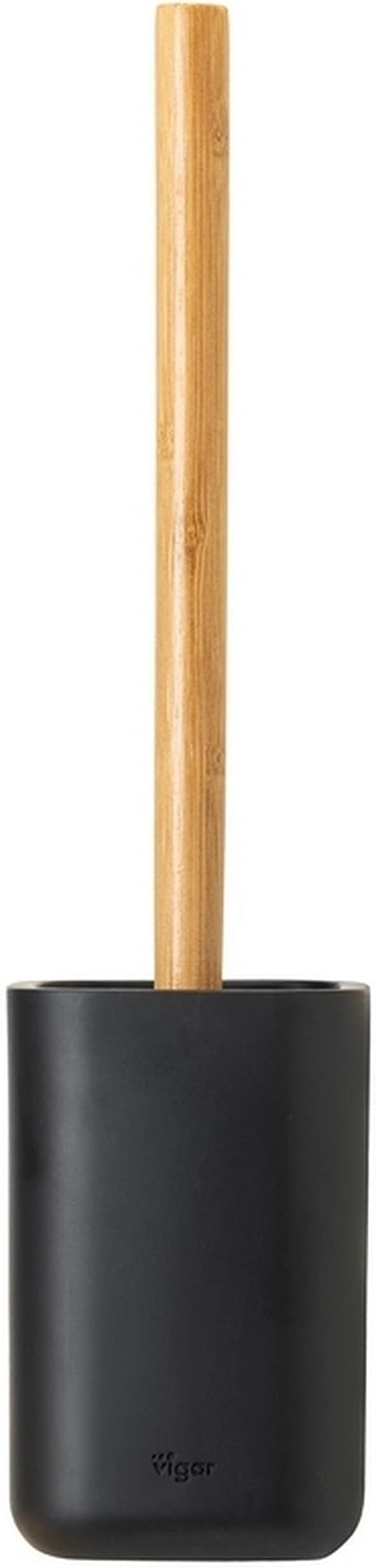 Vigar Zense Toilet Brush and Holder Set, Toilet Bowl Brush - Image 2