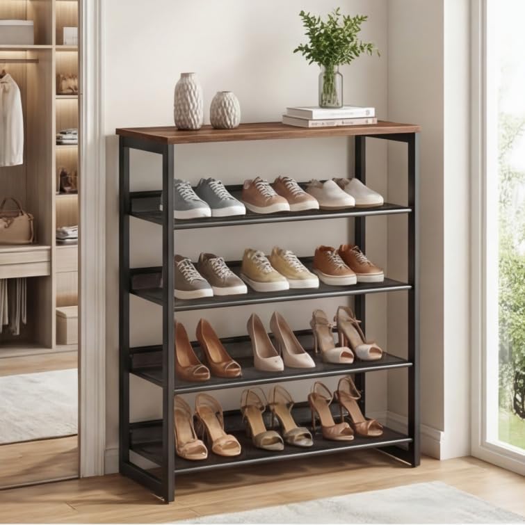 Garden 4 you Shoe Rack for Entryway 5 Tiers 11.8" D x 29" W x 36.5&...