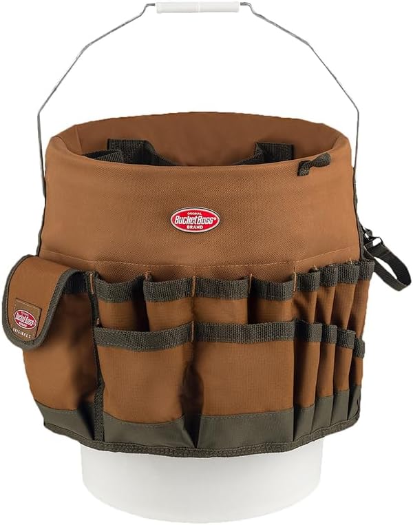 Bucket Boss The Bucketeer Bucket Tool Organizer in Brown, 10030 (Pack of 6)