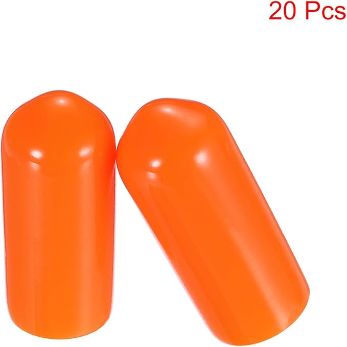 uxcell 20pcs Rubber End Caps 6mm ID Vinyl PVC Round Tube Bolt Cap Cover Screw - Image 2