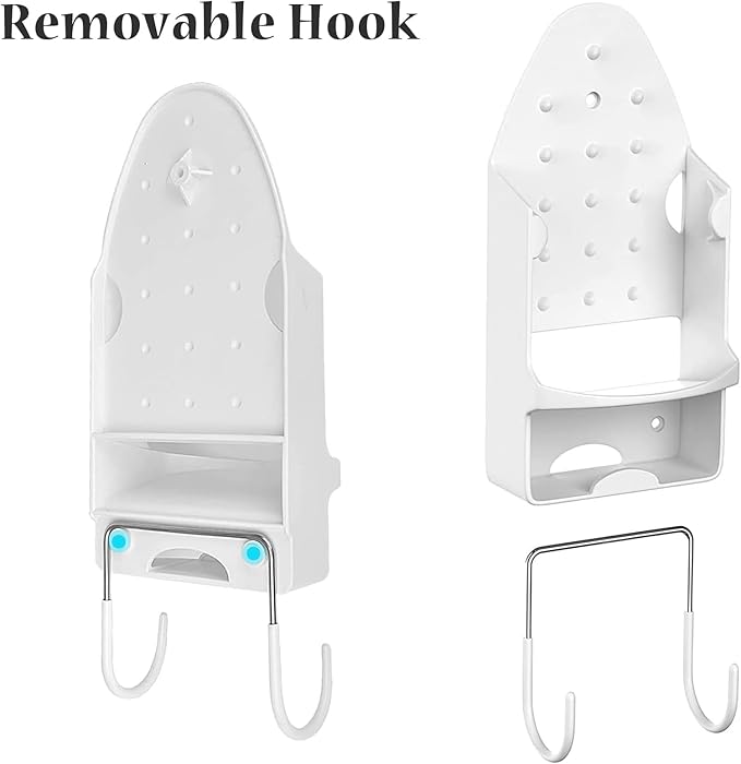 Wall Mounted Ironing Board Rack Electric Iron Holder Household Bathroom Shelf - Image 3