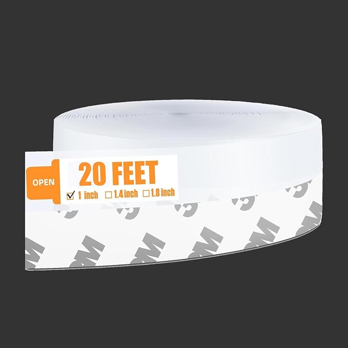 Door Weather Stripping Door Seal Strip Tape, Silicone Door Draft Stopper by Bruiefpap