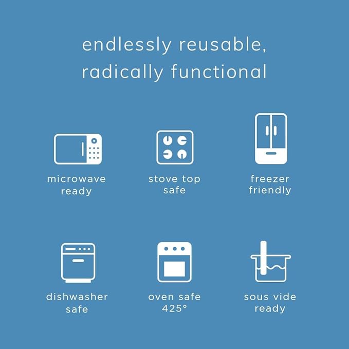 Stasher Premium Silicone Reusable Food Storage Stand-Up Bag Mega, Sous Vide - Image 3