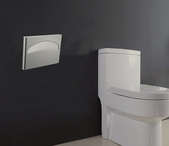 Commercial Toilet Seat Cover Dispenser, Wall Mount, 250 Single Seat Covers - Image 3
