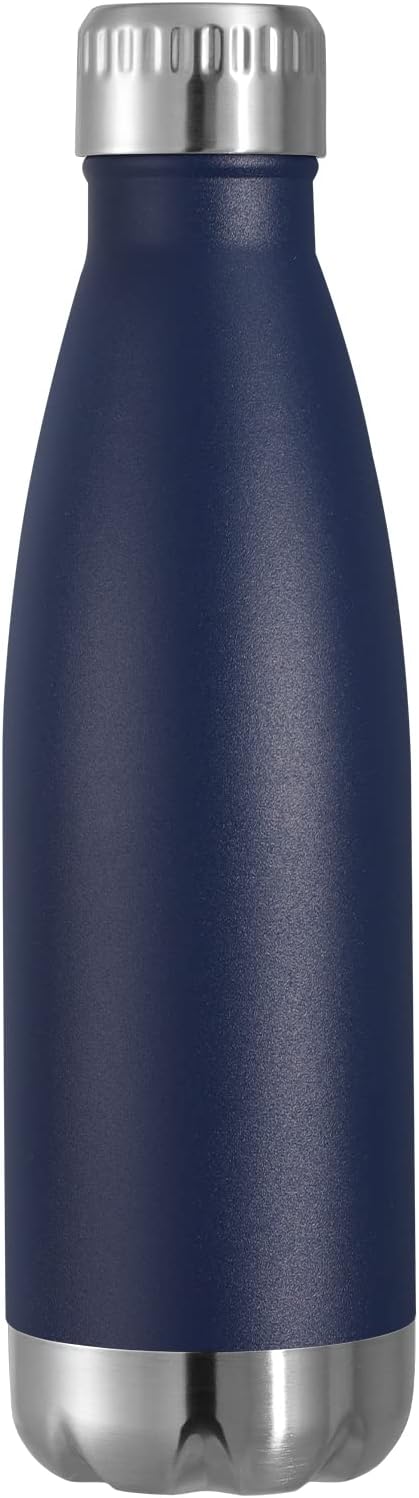 VEGOND 17oz Stainless Steel Water Bottles, Reusable Metal Sports Water Bottle by VEGOND