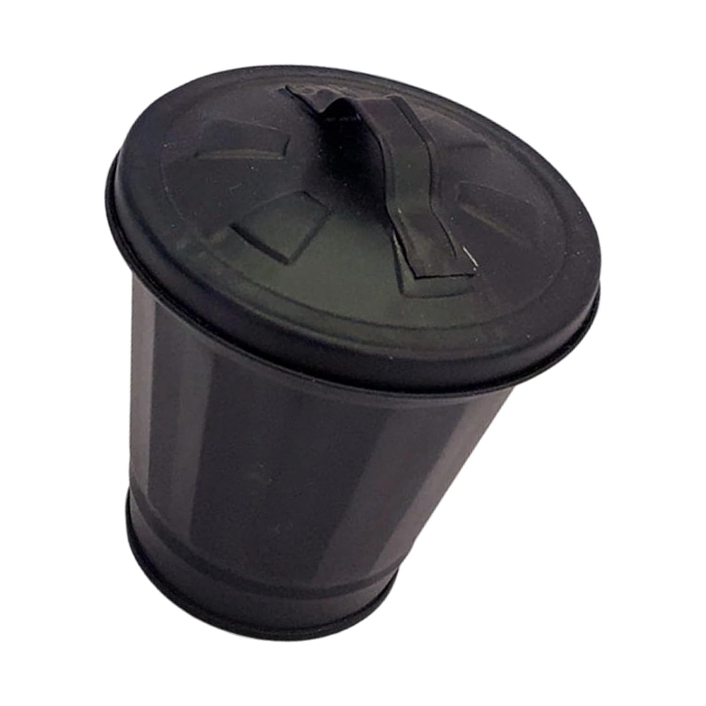 Innovative Iron Themed Trash Bin Household Rubbish Container Small Wastebasket Decorative Iron Trash Can
