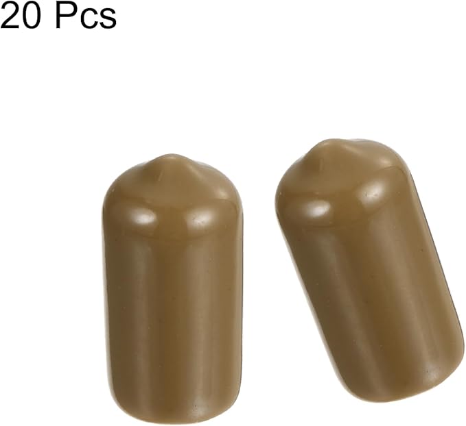 uxcell 20pcs Rubber End Caps 10mm ID Vinyl PVC Round Tube Bolt Cap Cover Screw - Image 2