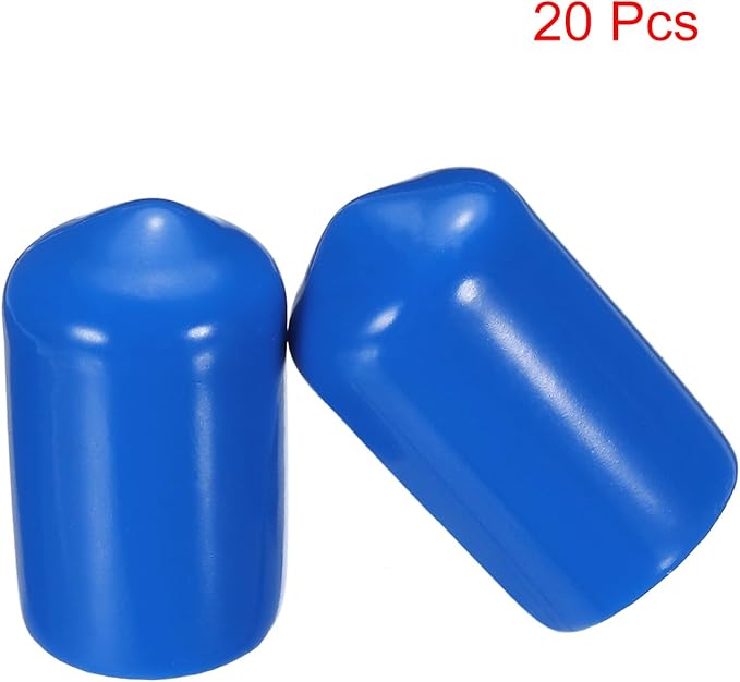 uxcell 20pcs Rubber End Caps 13mm ID Vinyl PVC Round Tube Bolt Cap Cover Screw - Image 2