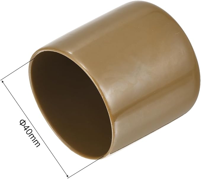 uxcell 20pcs Rubber End Caps 40mm ID Vinyl PVC Round Tube Bolt Cap Cover Screw - Image 3