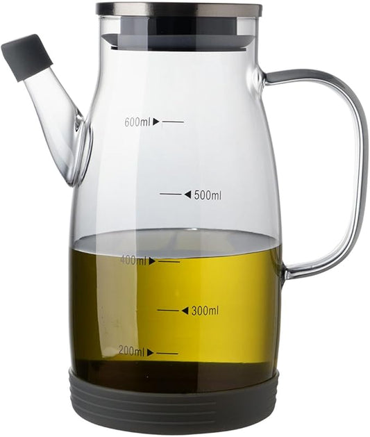 Large Glass Oil Dispenser Bottle by cosetoor