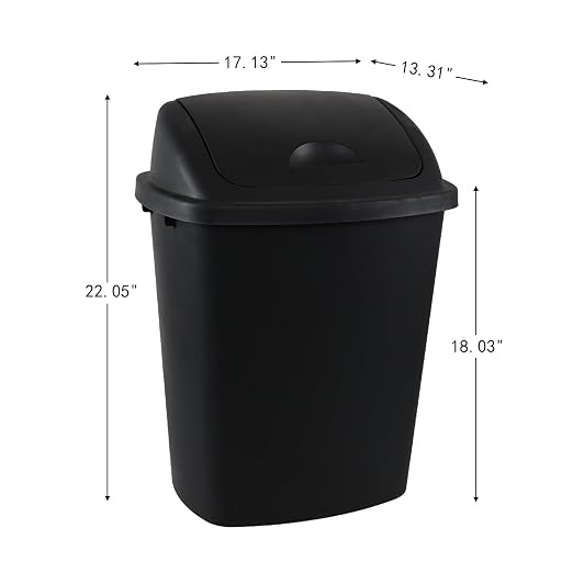 4 Packs Commercial Heavy-Duty Trash Can - Image 2