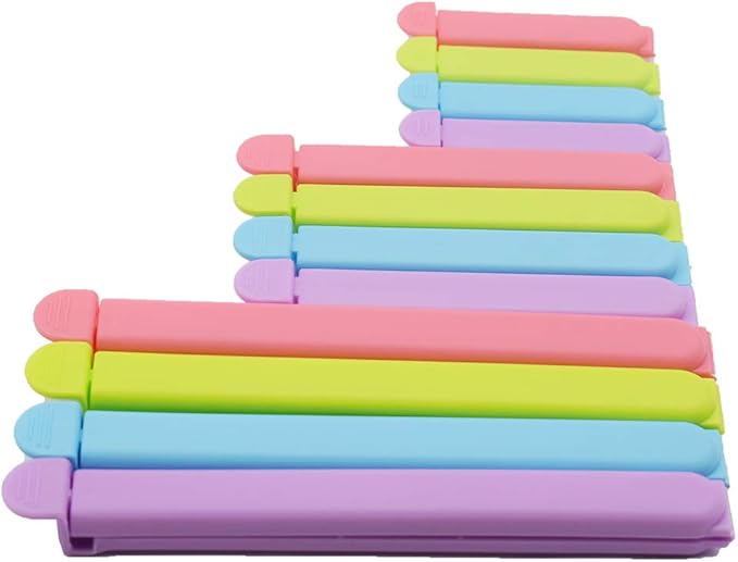 Tmflove 12 PCS Sealing Clips for Food and Snack Bag by Unknown