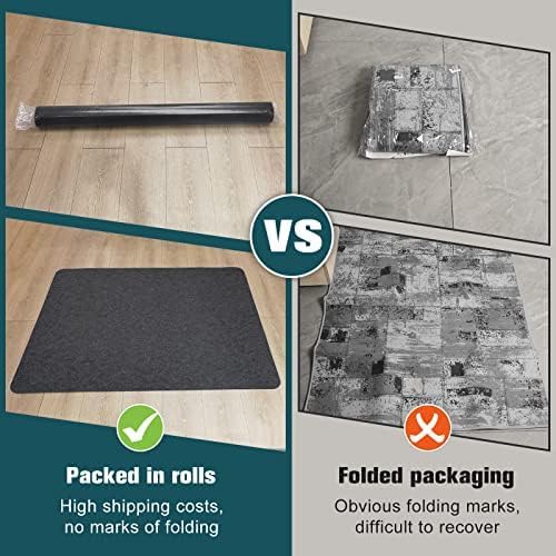 2 Pack Desk Chair Mat for Hardwood Floor & Tile 55"x35" Office Chair Mat for - Image 7