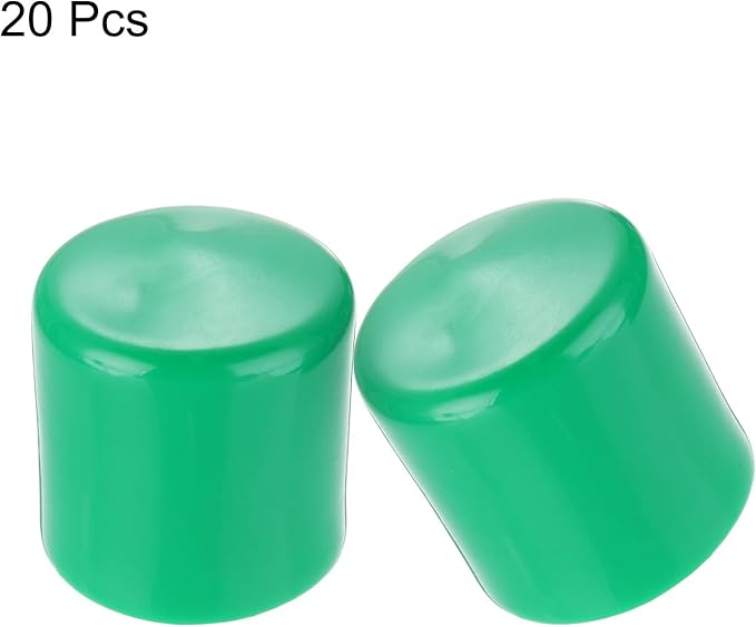 uxcell 20pcs Rubber End Caps 41mm ID Vinyl PVC Round Tube Bolt Cap Cover Screw - Image 2