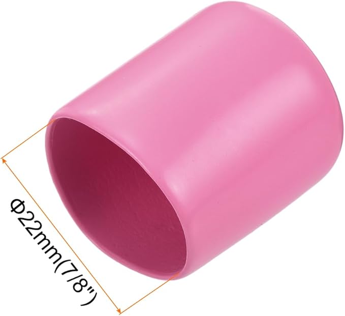 uxcell 20pcs Rubber End Caps 22mm ID Vinyl PVC Round Tube Bolt Cap Cover Screw - Image 3