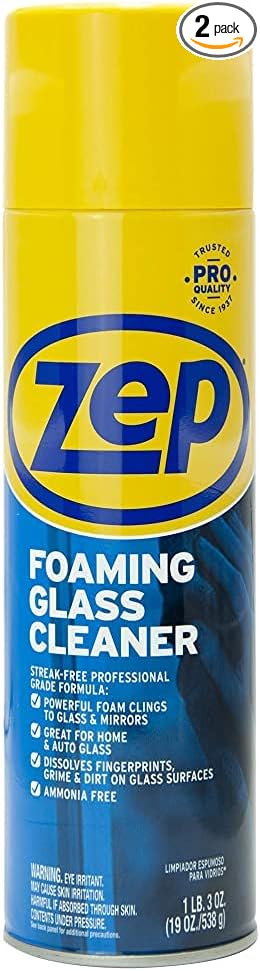 Zep Foaming Glass and Plexiglass Cleaner by Zep