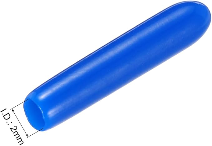 uxcell 20pcs Rubber End Caps 2mm ID Vinyl PVC Round Tube Bolt Cap Cover Screw - Image 3