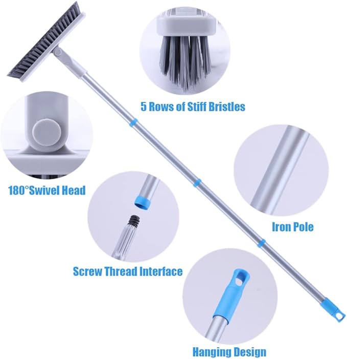 YONILL Grout Brush with Long Handle - Image 5