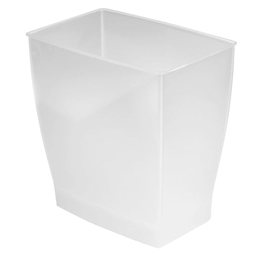 iDesign Small Bathroom Trash Can, Made in USA by iDesign