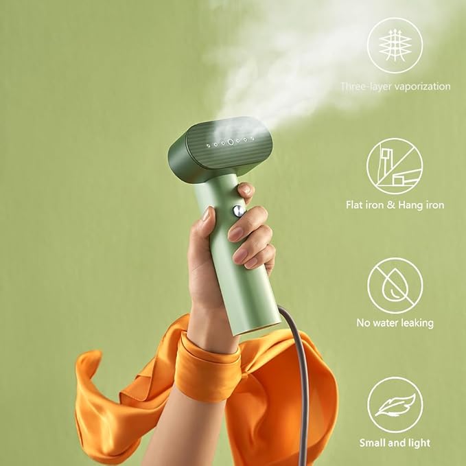 G6 2-in-1 Portable Steamer for Clothes and Iron for Clothes, Just 0.7lbs Lightly - Image 2