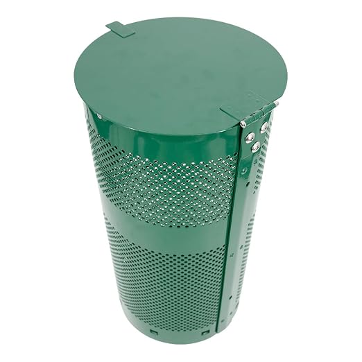 ZERO WASTE USA - The Sentry® Waste Can Gloss Green - 100% Rust-Free, - Image 4