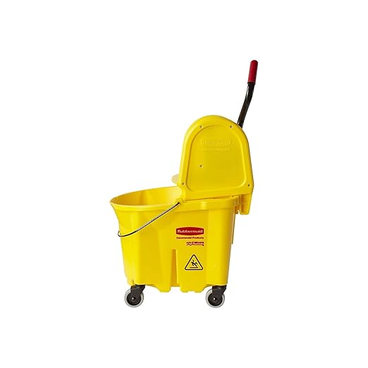 Rubbermaid Commercial Products 31 QT Tandem Mop Bucket and Wringer Combo on - Image 5