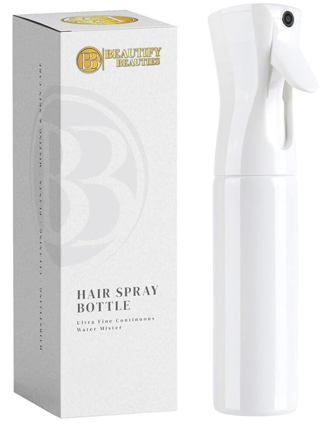 BeautifyBeauties Hair Spray Bottle – Ultra Fine Continuous Water Mister by Beautify+Beauties