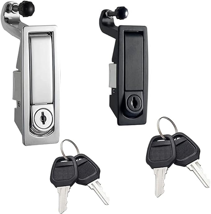 WJSKDQ 2PCS Compression Latch Lock Powder Coated Zinc Alloy Adjustable Lever - Image 3