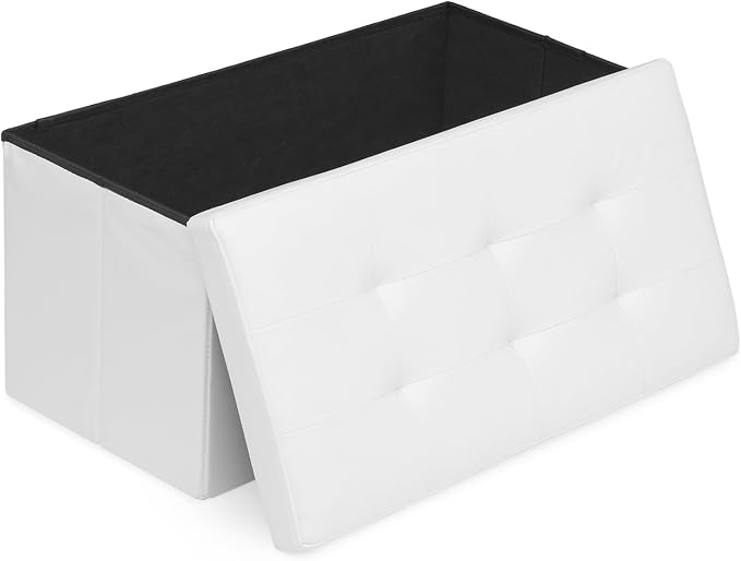 Athena Collection 30" Storage Ottoman Bench Folding Bench by AthenaCollectionFurniture
