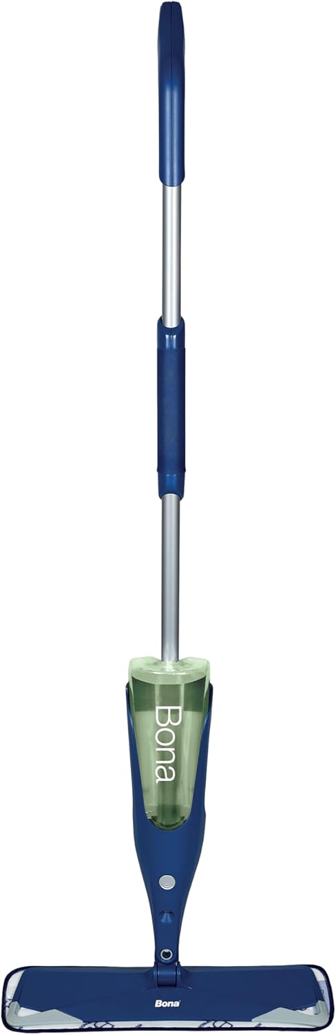 Bona Premium Motion Multi-Surface Floor Spray Mop - Includes Multi-Surface Floor Cleaning Solution and Machine Washable Microfiber Cleaning Pad - for Stone, Tile, Laminate, and Vinyl Floors