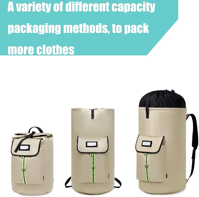 laundry bag backpack, extra-large heavy duty laundry bags, laundry backpack - Image 4