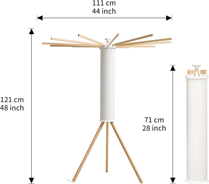 JOOM Tripod Clothes Drying Rack, Garment Rack Portable and Foldable Space - Image 2