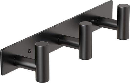 PMMASTO Coat Rack Wall Mounted, 3 "T Shaped Wall Hooks by PMMASTO