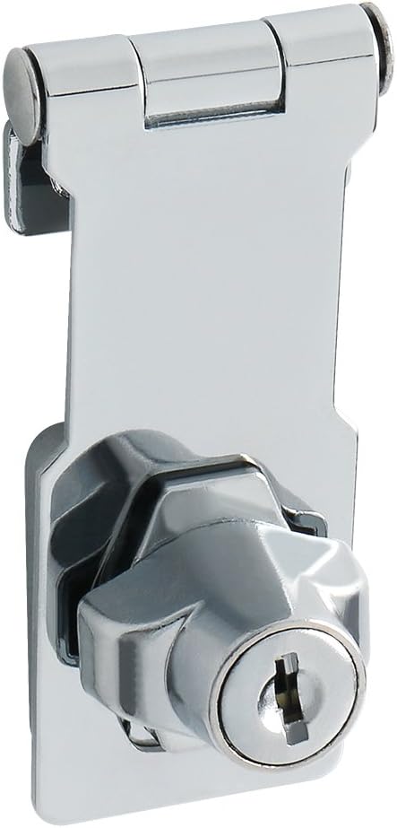 Alise Keyed Hasp Lock, 3 Inch Safety Packlock Clasp Hasp Lock Latch by Alise