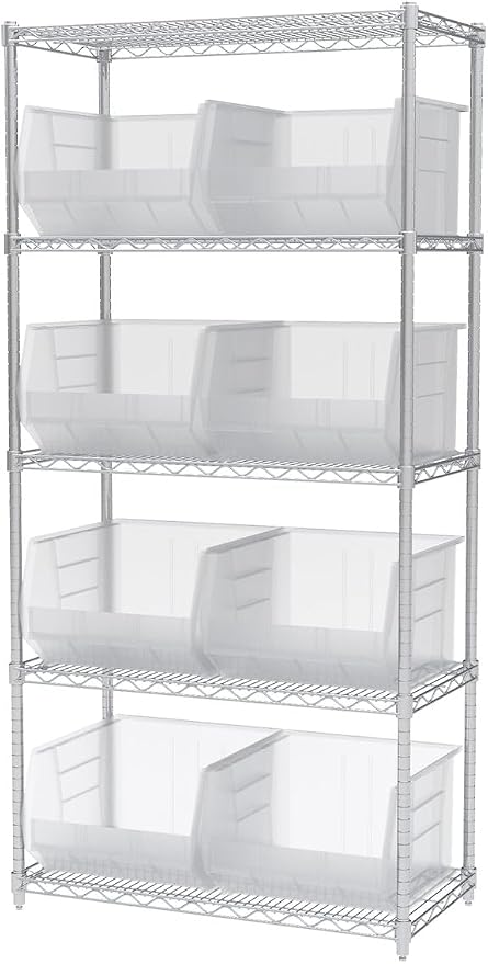 Akro-Mils 30270 AkroBins Plastic Storage Bins, Space-Saving Stackable Bins - Image 9