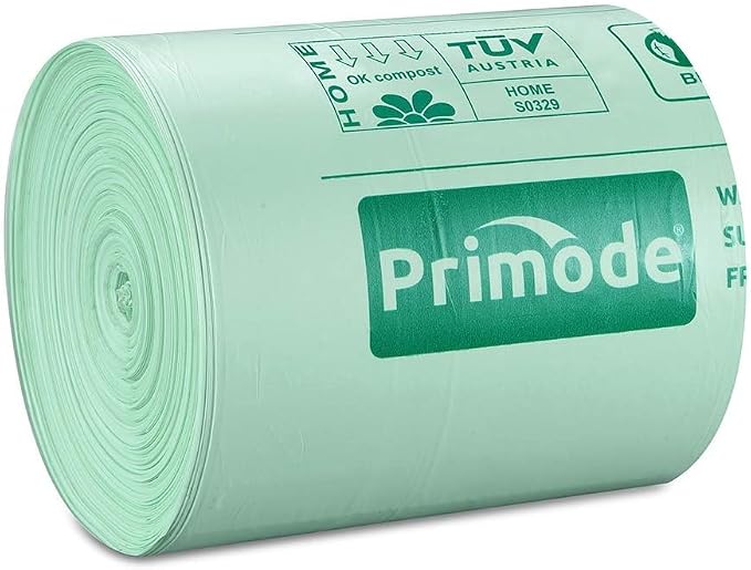 Primode 100% Compostable Bags, 4 Gallon Food Scraps Yard Waste Bags, Extra - Image 3
