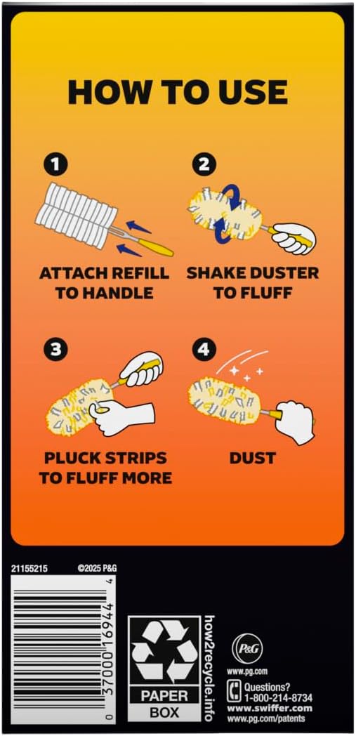Swiffer 360 Duster Refill, 6 Count (Pack of 2)