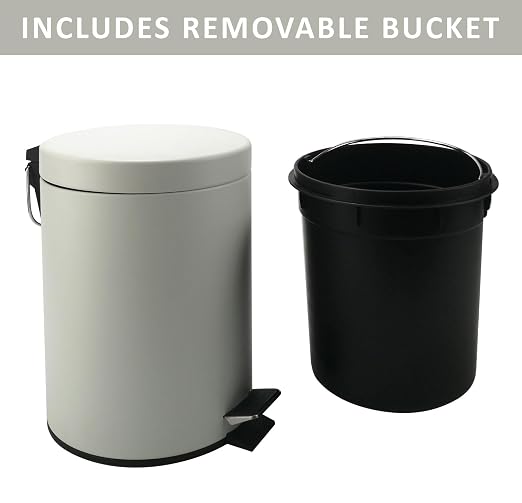 Stainless Steel Small Trash Can - Image 3
