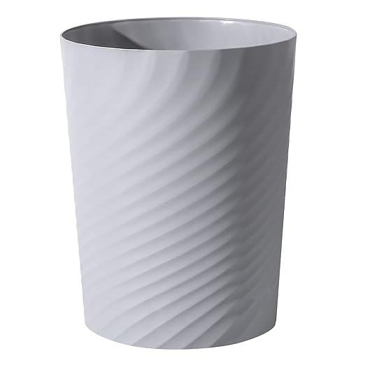 UUJOLY Plastic Small Trash Can Wastebasket, Garbage Container Basket by UUJOLY