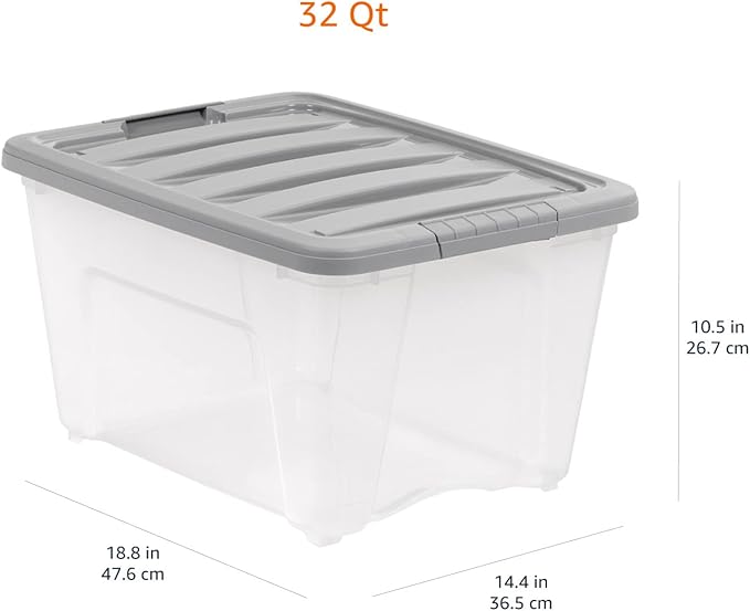 Amazon Basics Plastic Storage Containers - Image 7