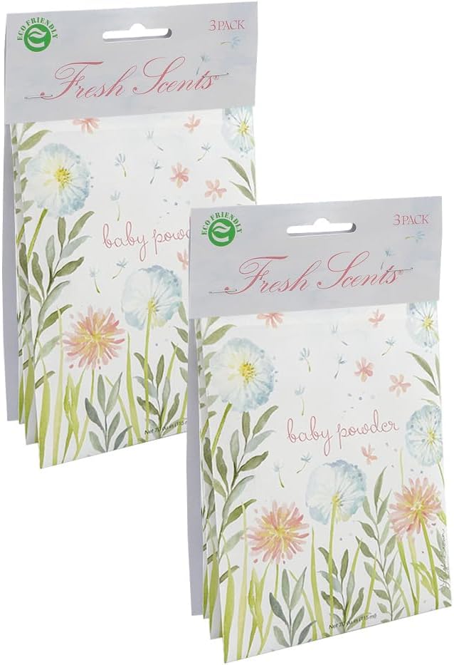 WILLOWBROOK | Fresh Scents Scented Sachet Packet | Baby Powder | Air Freshener by FRESHSCENTS