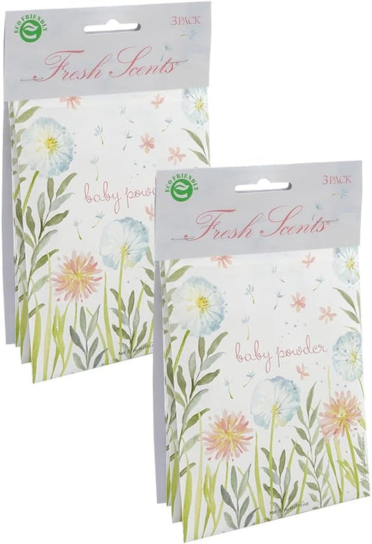 WILLOWBROOK | Fresh Scents Scented Sachet Packet | Baby Powder | Air Freshener by FRESHSCENTS