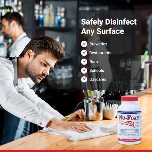 Nu-Foam Sanitizing Tablets for Bar Glassware – Superior Rinse Aid - Image 8