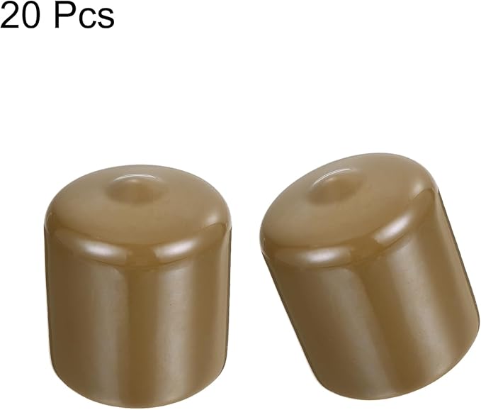 uxcell 20pcs Rubber End Caps 30mm ID Vinyl PVC Round Tube Bolt Cap Cover Screw - Image 2