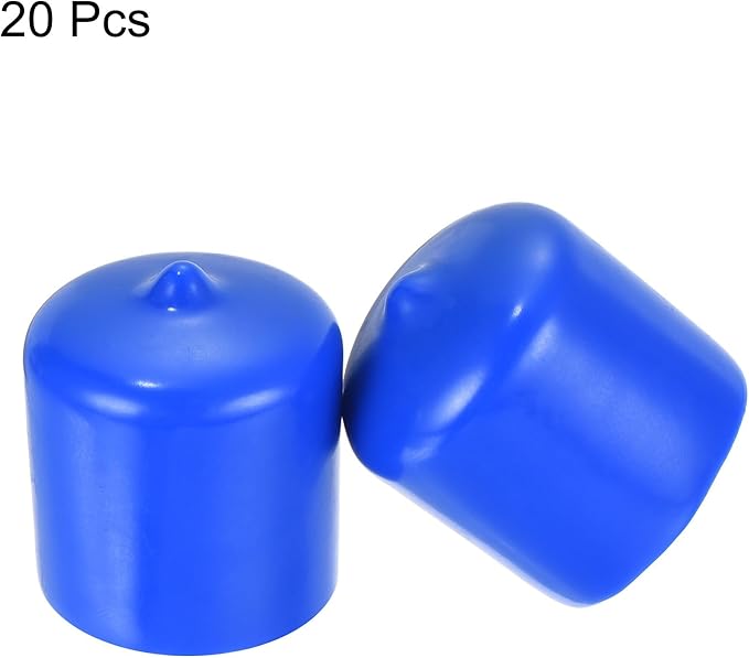 uxcell 20pcs Rubber End Caps 26mm ID Vinyl Round Tube Bolt Cap Cover Screw - Image 2