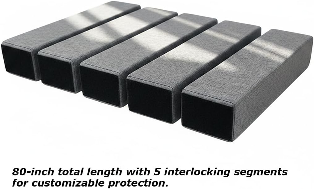 Star Brand Under Sofa Blocker, High-Density Foam Gap Bumper for Furniture, Heavy-Duty Couch Underneath Filler, Modular Sectional Sofa Accessory