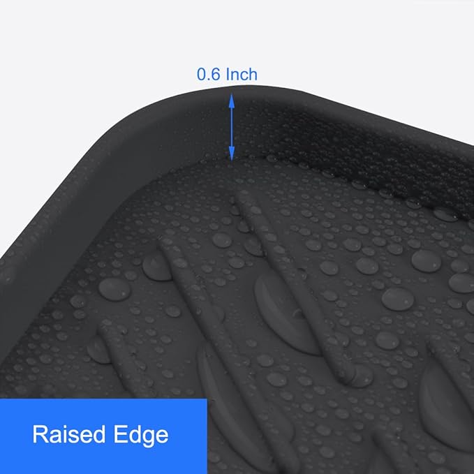 Sponge Holder with Drain Spout, Silicone Sponge Tray - Image 4