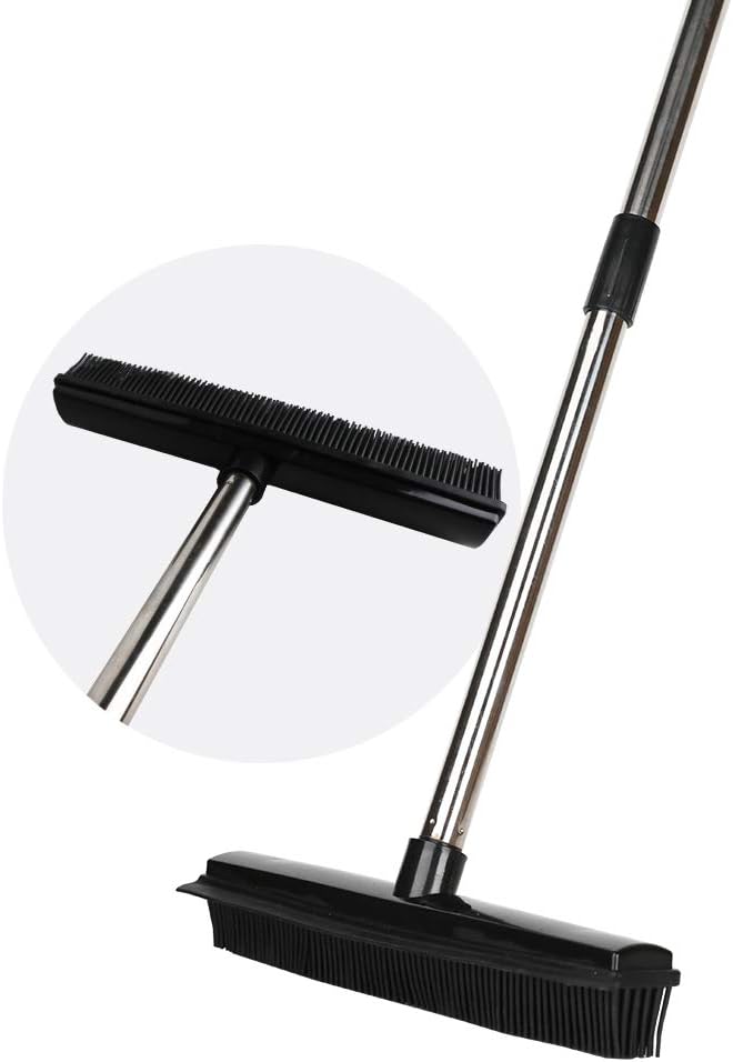 Pet Hair Rubber Broom Floor Brush - Image 9